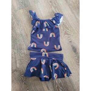 Hanna Andersson rainbow swimsuit size 18-24 months‎ #5